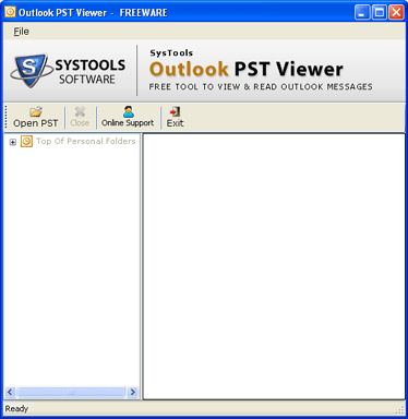 using Outlook PST Viewer